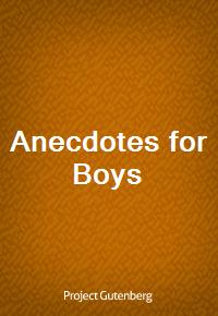 Anecdotes for Boys (커버이미지)