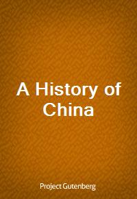 A History of China (커버이미지)