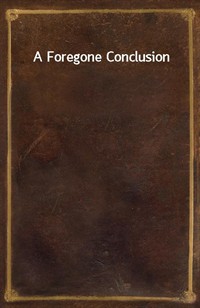 A Foregone Conclusion (커버이미지)