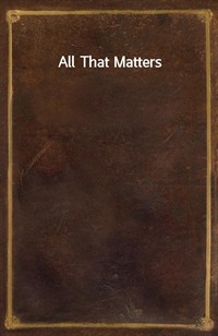 All That Matters (커버이미지)