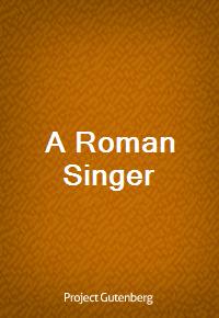 A Roman Singer (커버이미지)