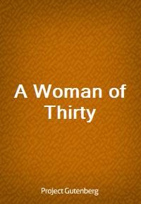 A Woman of Thirty (커버이미지)