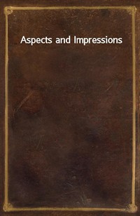 Aspects and Impressions (커버이미지)