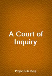 A Court of Inquiry (커버이미지)