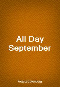 All Day September (커버이미지)