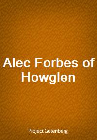 Alec Forbes of Howglen (커버이미지)