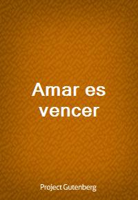 Amar es vencer (커버이미지)