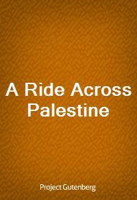 A Ride Across Palestine (커버이미지)