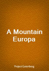 A Mountain Europa (커버이미지)