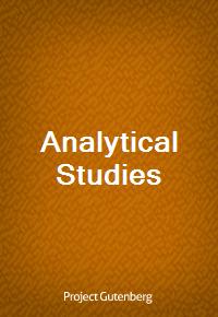 Analytical Studies (커버이미지)