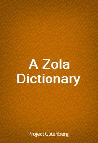 A Zola Dictionary (커버이미지)