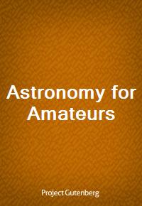 Astronomy for Amateurs (커버이미지)