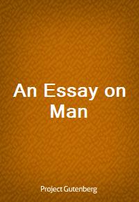 An Essay on Man (커버이미지)