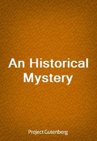 An Historical Mystery (커버이미지)