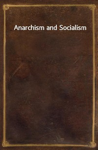 Anarchism and Socialism (커버이미지)