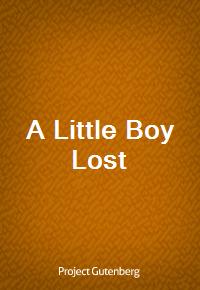 A Little Boy Lost (커버이미지)