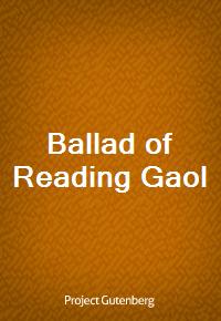 Ballad of Reading Gaol (커버이미지)