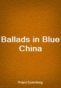 Ballads in Blue China (커버이미지)